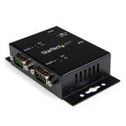 STARTECH.COM 2 Port Wall Mount USB to Serial Adapter Hub w/ DIN Rail Clip ICUSB2322I
